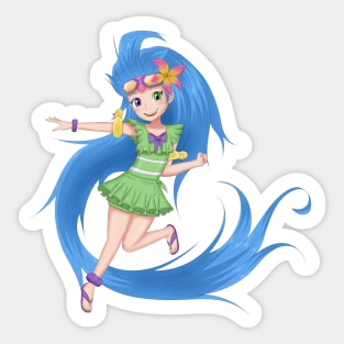 Pool Party Zoe Sticker